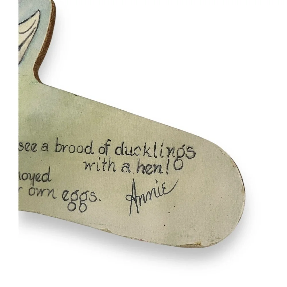 Stupell Wooden Hanger Beatrix Potter Jemima Puddle Duck Nursery Baby Made In USA